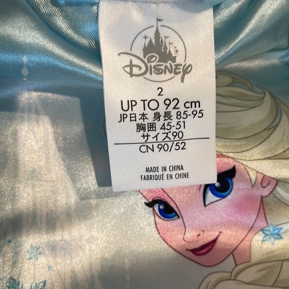 Size 2 Disney frozen jacket - Picture 3 of 3